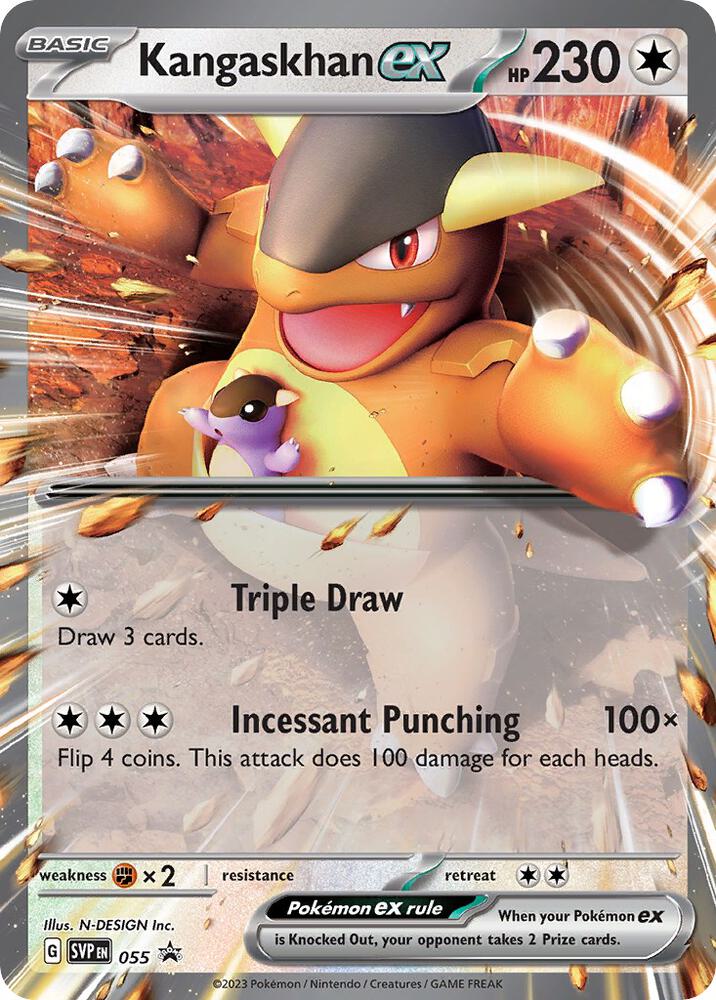 Kangaskhan ex 055 (SV: Scarlet & Violet Promo Cards)  - Holofoil