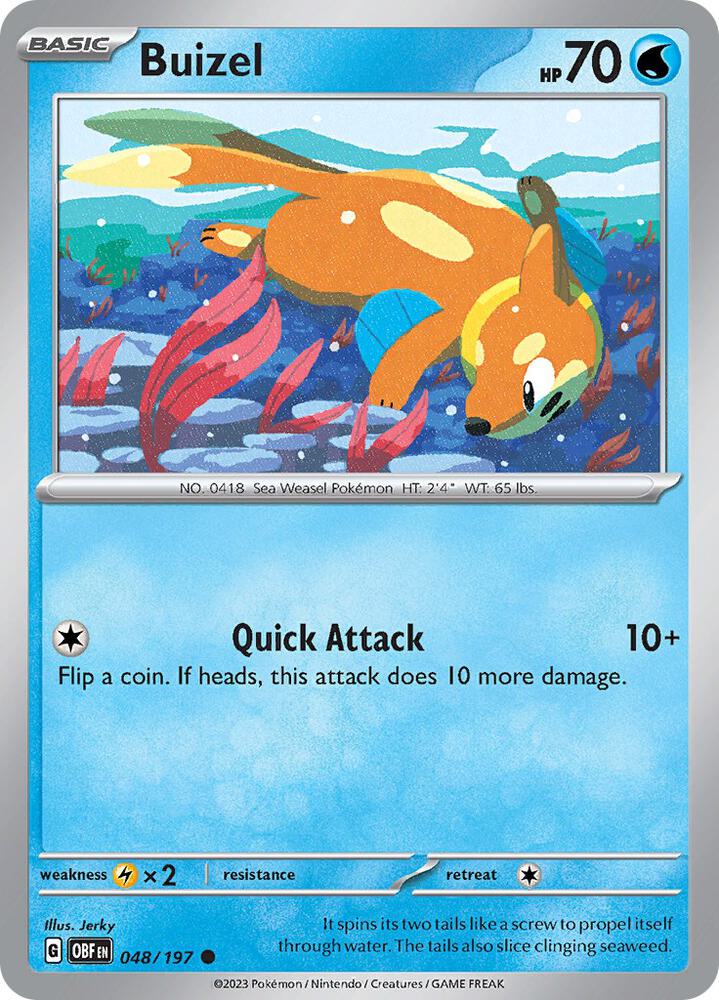 Buizel 048/197 (SV03: Obsidian Flames) 