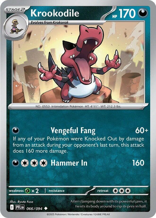 Krookodile 066/094 (ME02: Phantasmal Flames) 