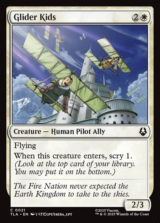 Glider Kids 21/286 (Avatar: The Last Airbender)  - Foil