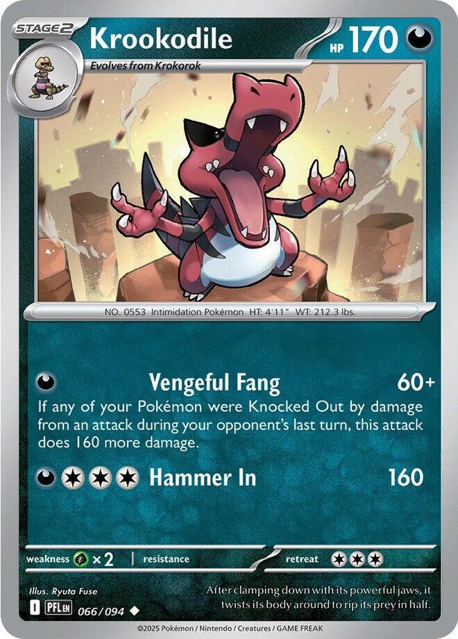 Krookodile 066/094 (ME02: Phantasmal Flames) 
