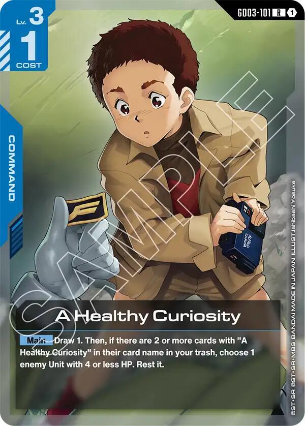 A Healthy Curiosity GD03-101 (Steel Requiem)  - Holofoil