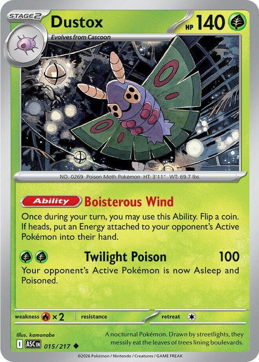 Dustox 015/217 (ME: Ascended Heroes) 