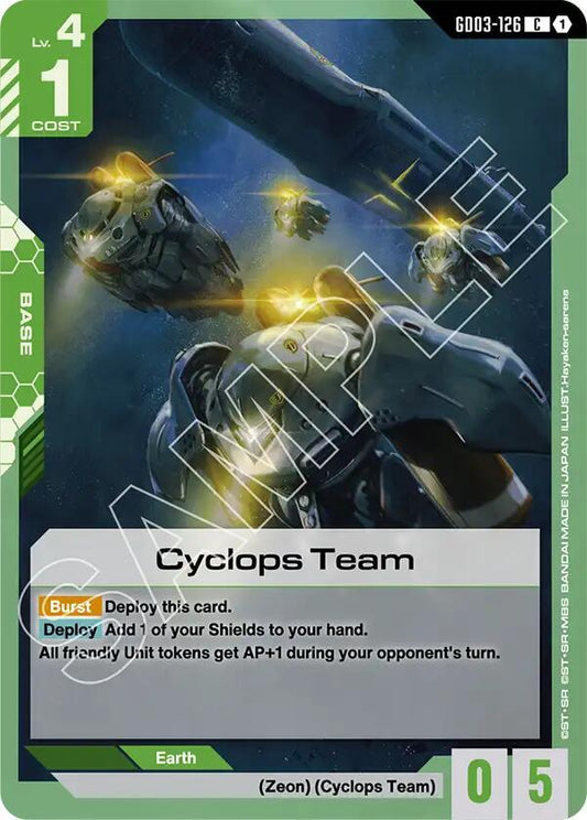 Cyclops Team GD03-126 (Steel Requiem) 