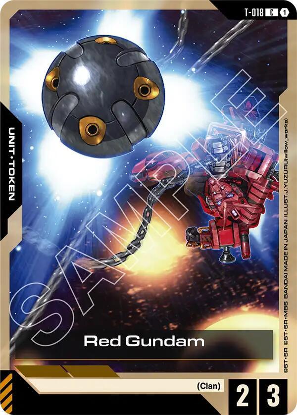 Red Gundam T 018 T-018 (Steel Requiem) 