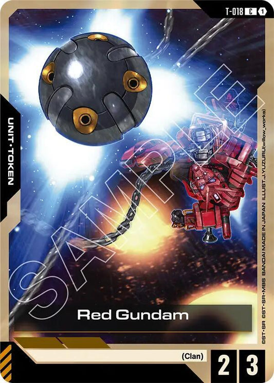 Red Gundam T 018 T-018 (Steel Requiem) 