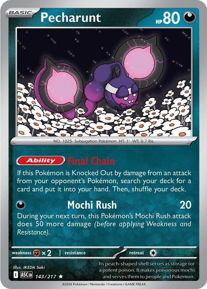 Pecharunt 143/217 (ME: Ascended Heroes)  - Holofoil