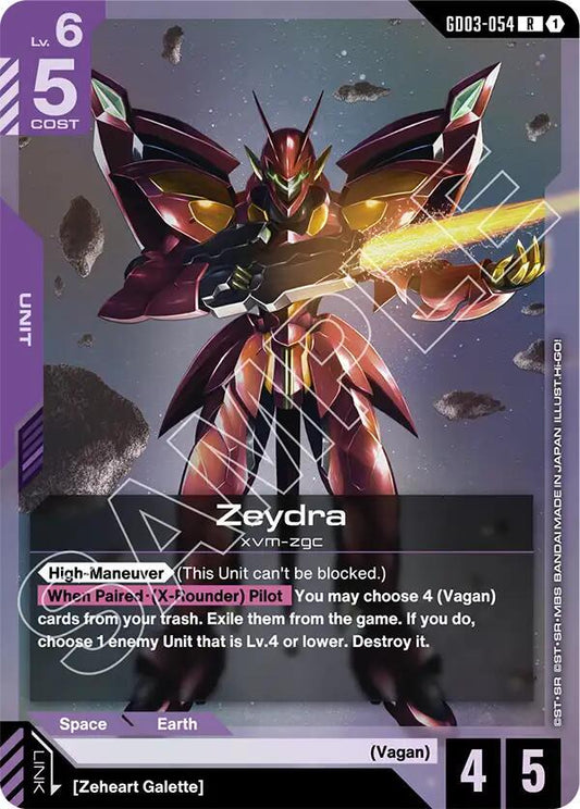 Zeydra GD03-054 (Steel Requiem)  - Holofoil