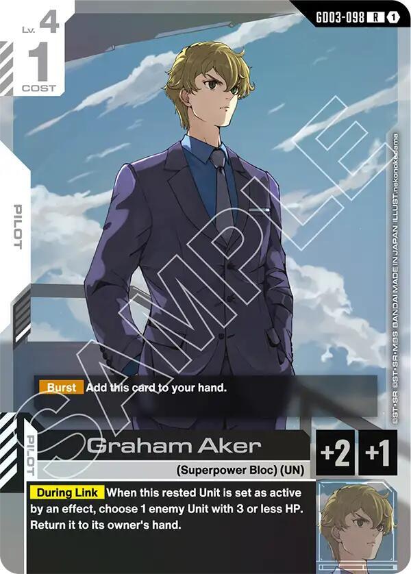 Graham Aker GD03-098 (Steel Requiem)  - Holofoil