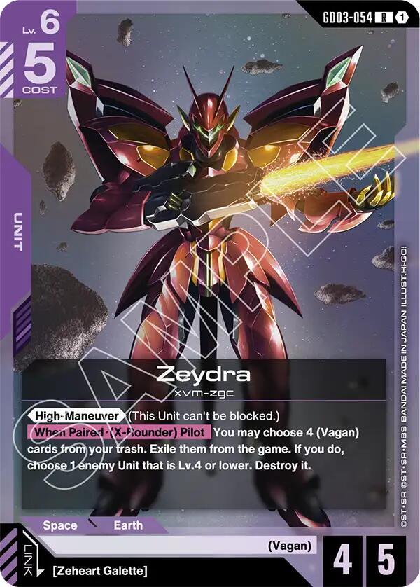 Zeydra GD03-054 (Steel Requiem)  - Holofoil