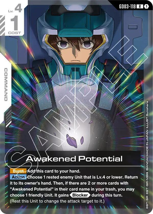 Awakened Potential GD03-118 (Steel Requiem)  - Holofoil