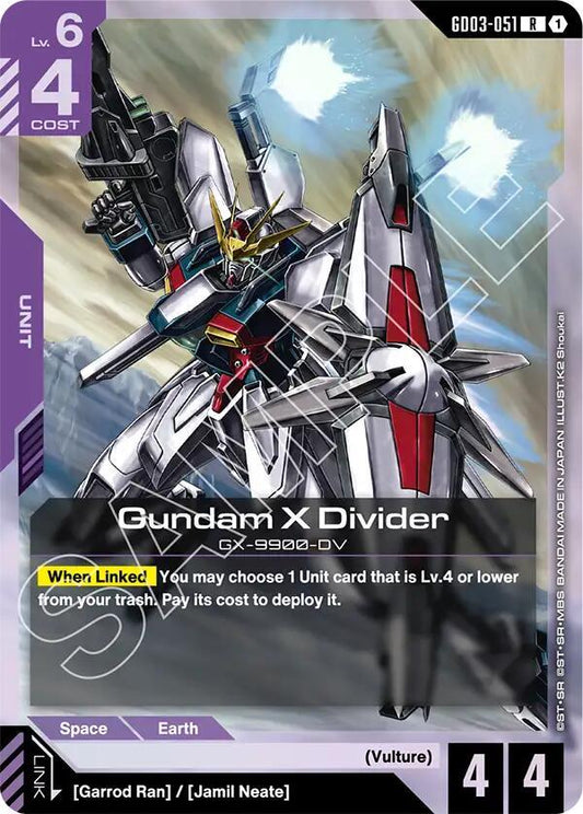 Gundam X Divider GD03-051 (Steel Requiem)  - Holofoil