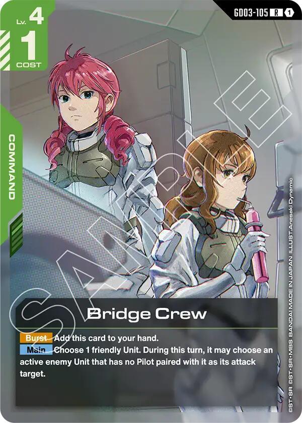 Bridge Crew GD03-105 (Steel Requiem)  - Holofoil