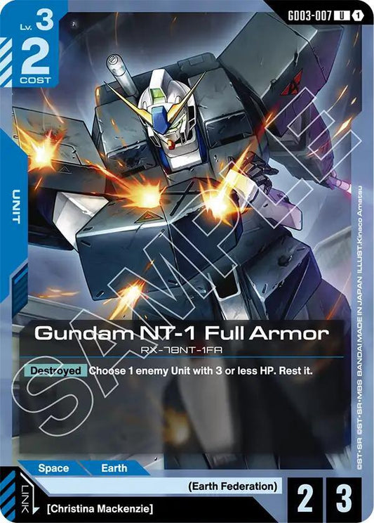 Gundam NT 1 Full Armor GD03-007 (Steel Requiem) 