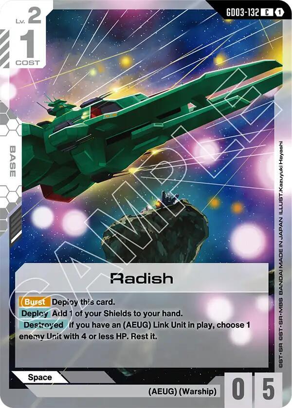 Radish GD03-132 (Steel Requiem) 