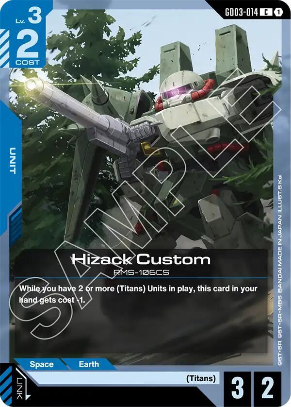 Hizack Custom GD03-014 (Steel Requiem) 