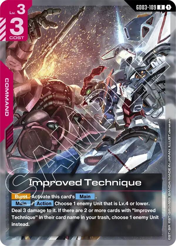 Improved Technique GD03-109 (Steel Requiem)  - Holofoil
