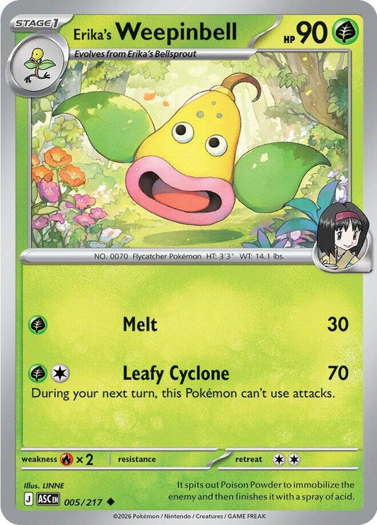 Erika's Weepinbell 005/217 (ME: Ascended Heroes) 