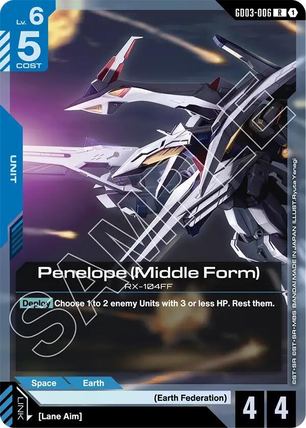 Penelope Middle Form GD03-006 (Steel Requiem)  - Holofoil