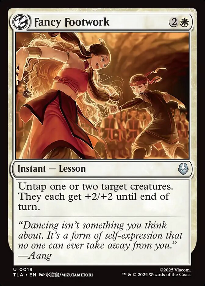 Fancy Footwork 19/286 (Avatar: The Last Airbender)  - Foil