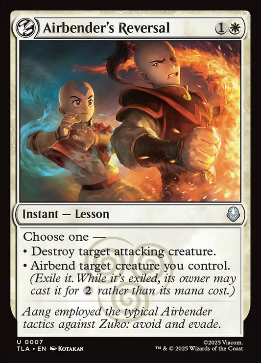 Airbender's Reversal 7/286 (Avatar: The Last Airbender)  - Foil
