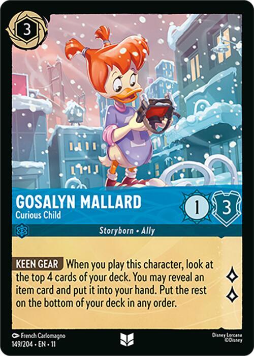 Gosalyn Mallard Curious Child 149/204 (Winterspell) 