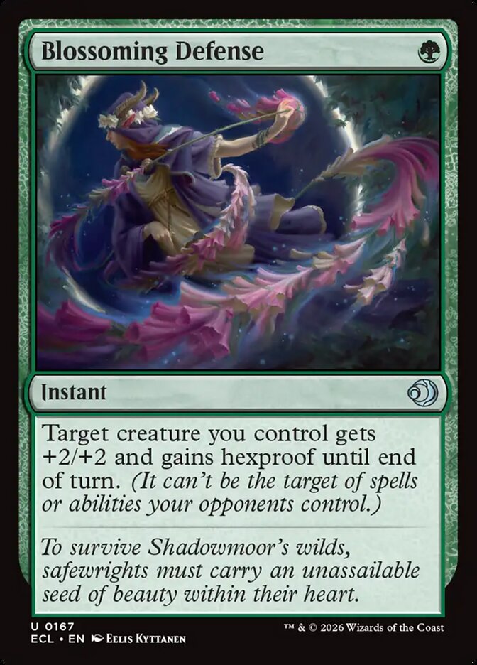 Blossoming Defense 167/273 (Lorwyn Eclipsed) 