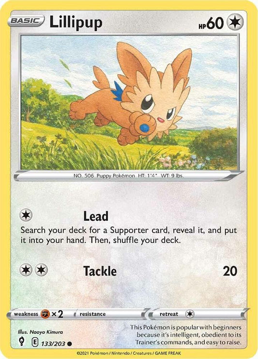 Lillipup 133/203 (SWSH07: Evolving Skies) 