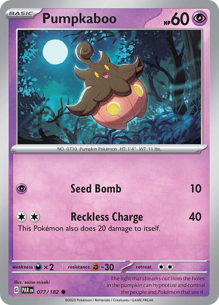Pumpkaboo 077/182 (SV04: Paradox Rift) 
