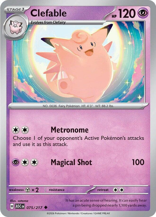 Clefable 075/217 (ME: Ascended Heroes) 
