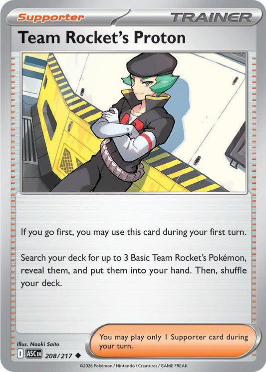 Team Rocket's Proton 208/217 (ME: Ascended Heroes) 