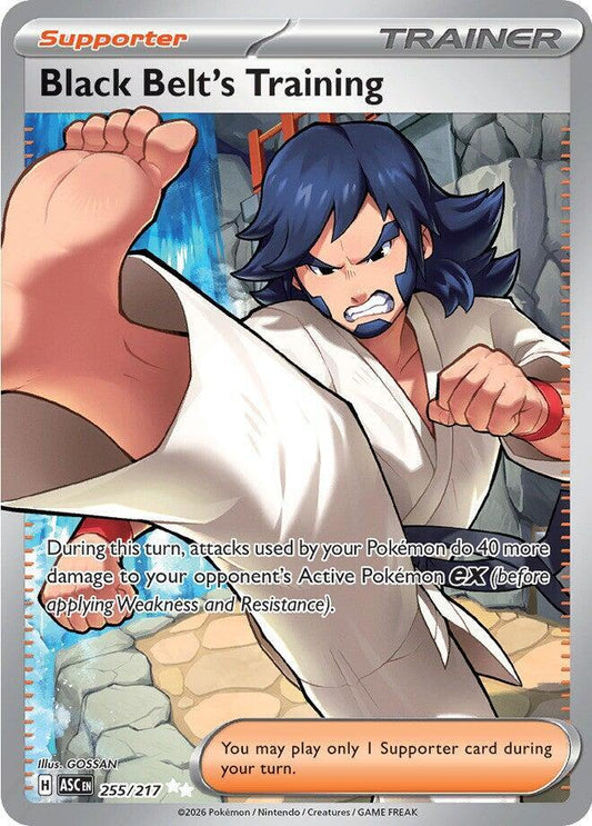 Black Belt's Training 255/217 (ME: Ascended Heroes)  - Holofoil