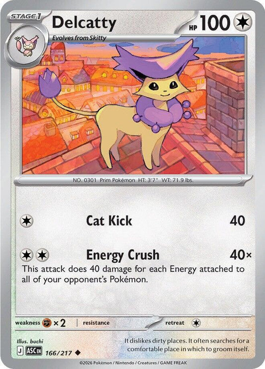Delcatty 166/217 (ME: Ascended Heroes) 