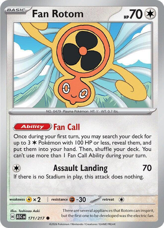 Fan Rotom 171/217 (ME: Ascended Heroes) 