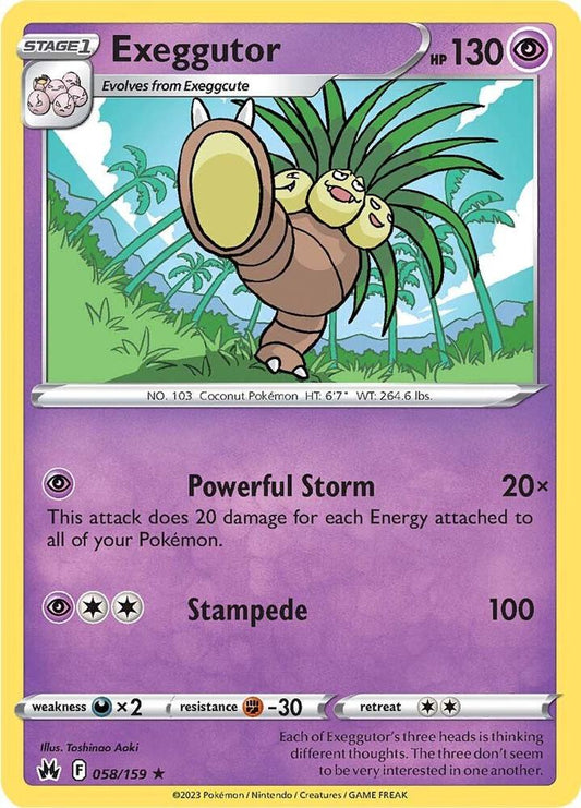 Exeggutor 058/159 (Crown Zenith) 