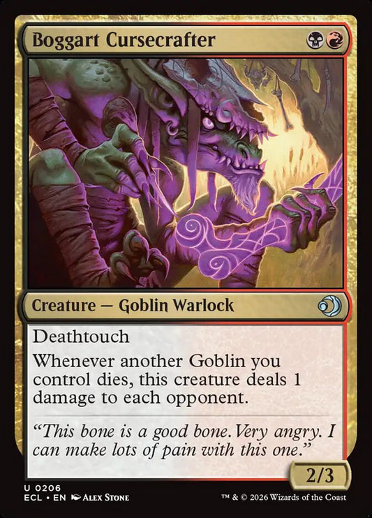 Boggart Cursecrafter 206/273 (Lorwyn Eclipsed) 
