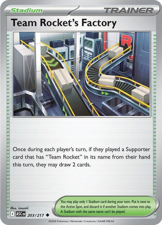 Team Rocket's Factory 203/217 (ME: Ascended Heroes) 