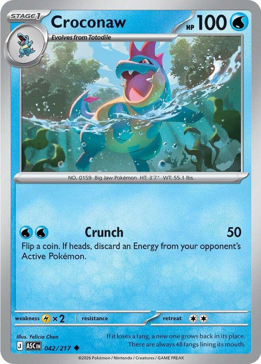 Croconaw 042/217 (ME: Ascended Heroes) 