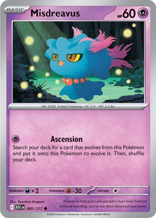 Misdreavus 085/217 (ME: Ascended Heroes) 