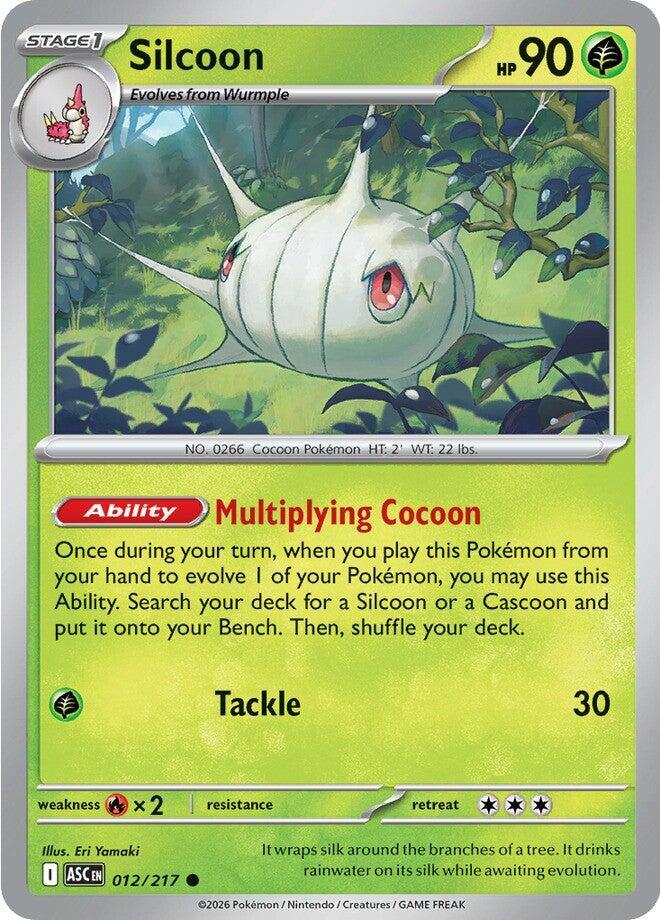 Silcoon 012/217 (ME: Ascended Heroes) 