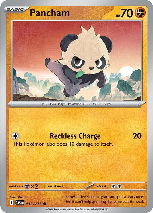 Pancham 115/217 (ME: Ascended Heroes) 