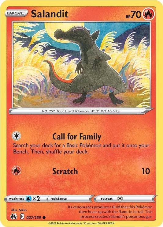 Salandit 027/159 (Crown Zenith) 