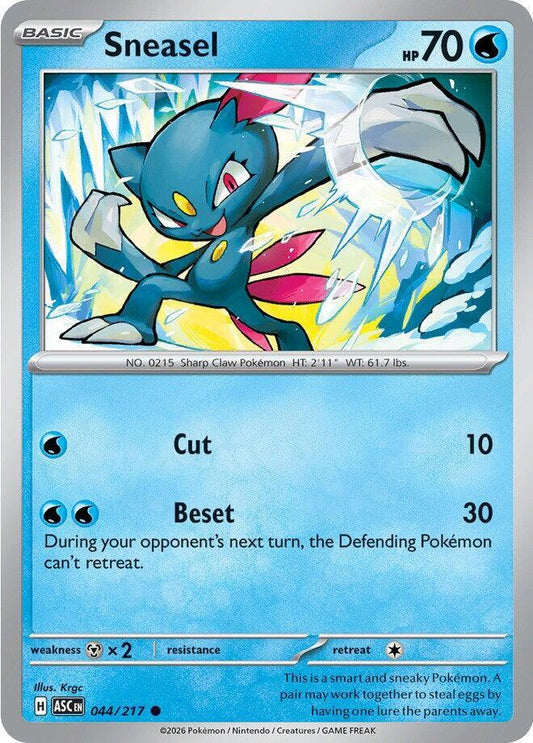 Sneasel 044/217 (ME: Ascended Heroes) 