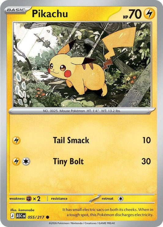 Pikachu 055/217 (ME: Ascended Heroes) 