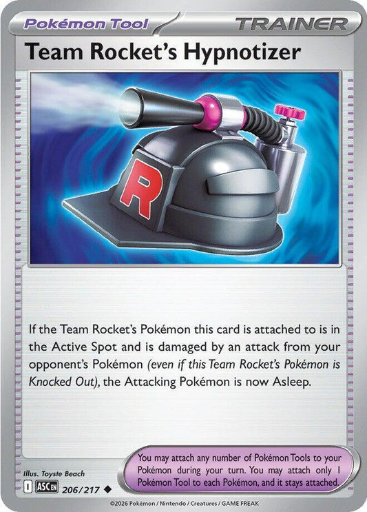 Team Rocket's Hypnotizer 206/217 (ME: Ascended Heroes) 