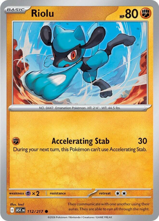 Riolu 112/217 (ME: Ascended Heroes) 