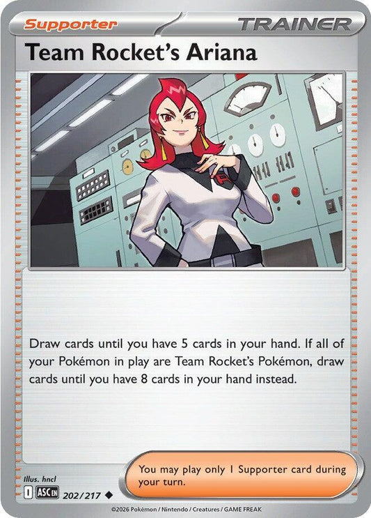 Team Rocket's Ariana 202/217 (ME: Ascended Heroes) 
