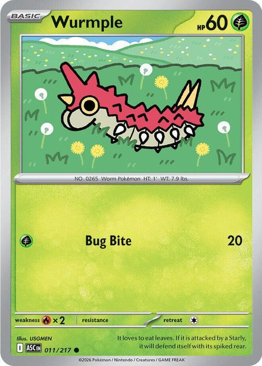 Wurmple 011/217 (ME: Ascended Heroes) 