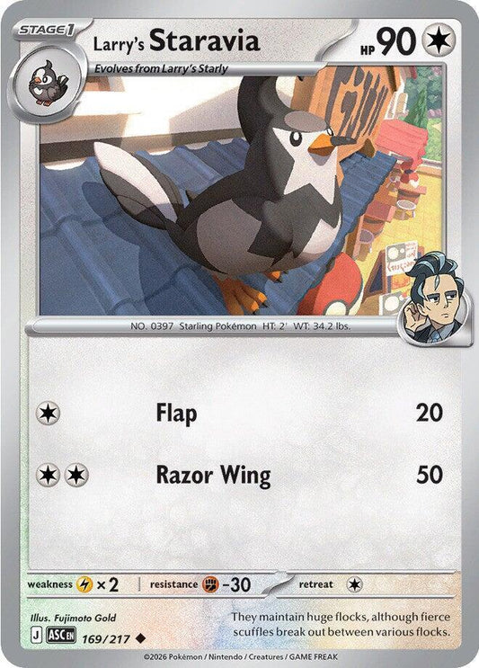 Larry's Staravia 169/217 (ME: Ascended Heroes) 