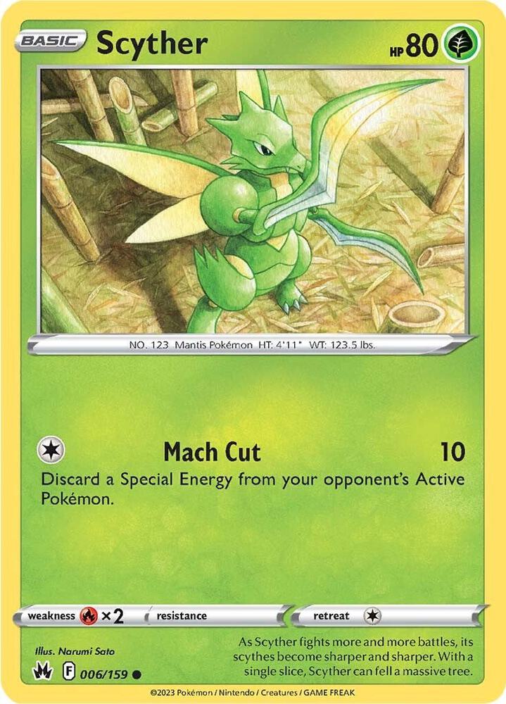 Scyther 006/159 (Crown Zenith) 
